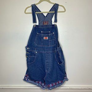 Vintage 90's Denim Overall Shorts